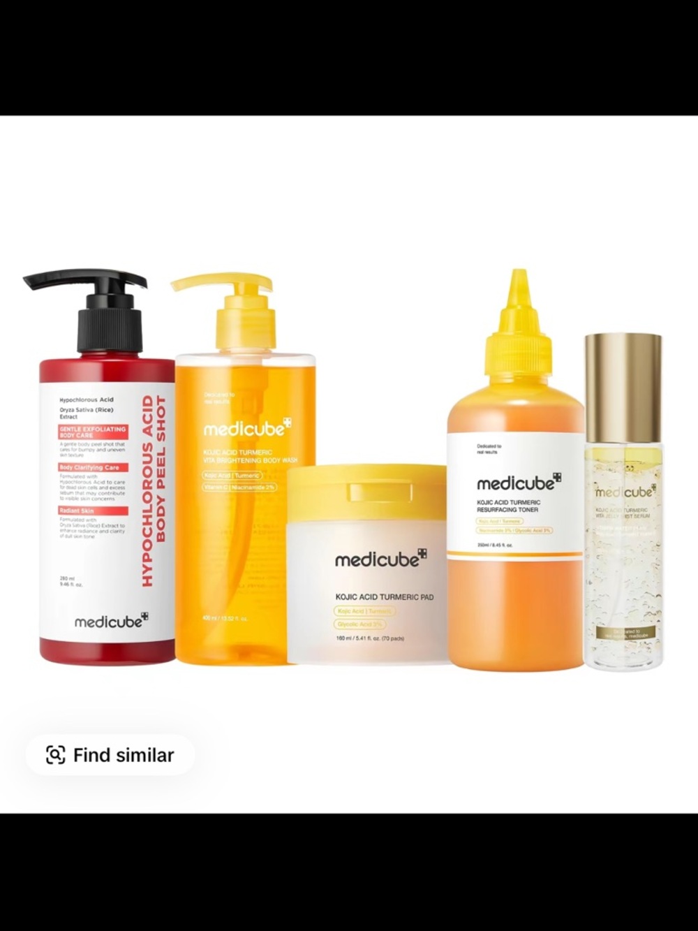 Medicube Kojic Acid Turmeric Resurfacing Toner — Yellow Formula